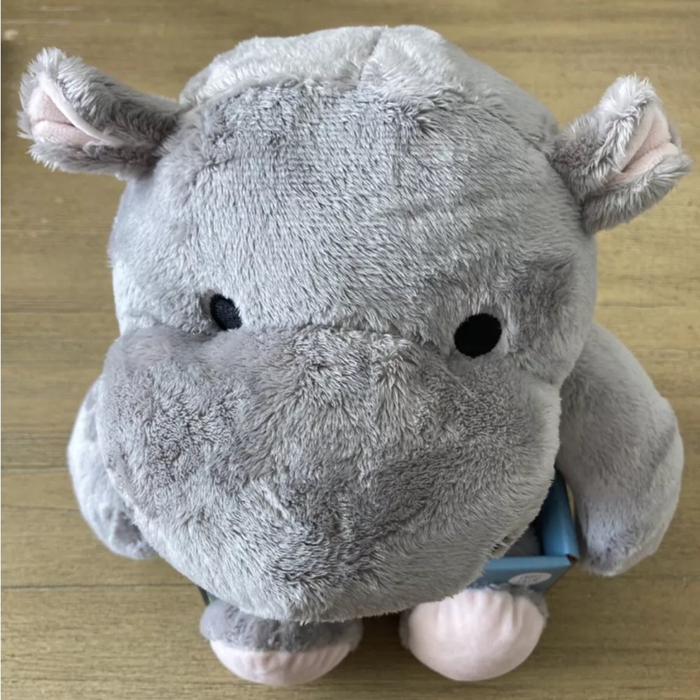New Cuddle & Calm Weighted Friends Huggable Hippo New In The Box 2.2 Lbs Calming